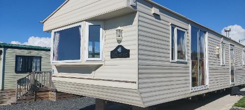 Coastal caravan at Monreith
