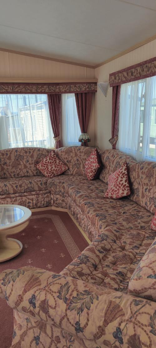 Caravan living area