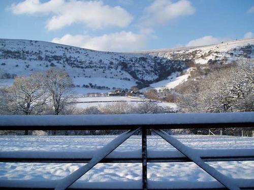 The farm in snow