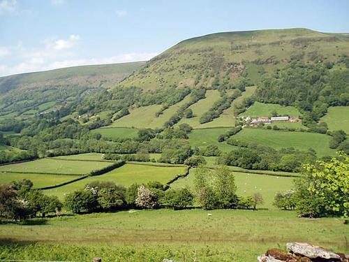 View of Broadley Farm from across the valley