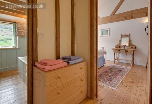 The first floor landing - bathroom to the left, double bedroom to the right